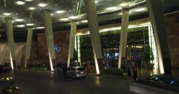 Conduciendo Través Del Casino Aria Las Vegas Filmación — Vídeos de Stock