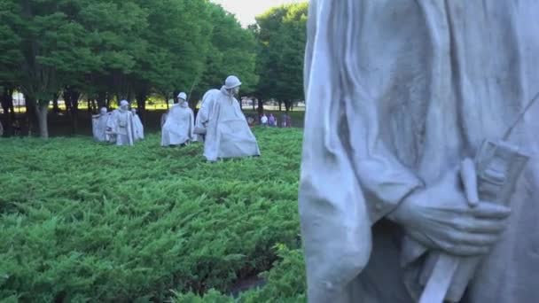 Kore Savaşı Anıtı Rafları Odaklanma Mp4 — Stok video