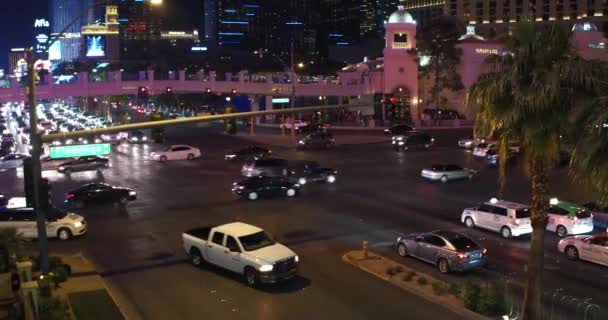 Las Vegas Gece Görüntüsü — Stok video