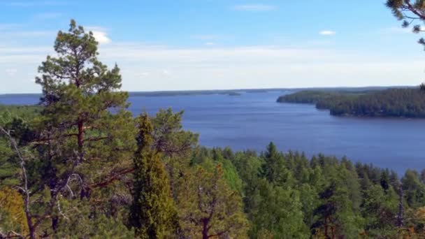 Paisaje Hiidenvuori Finlandia Iitti Kausala — Vídeos de Stock