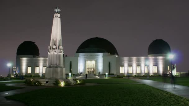 Timelapse Van Griffith Park Observatory Los Angeles California — Stockvideo