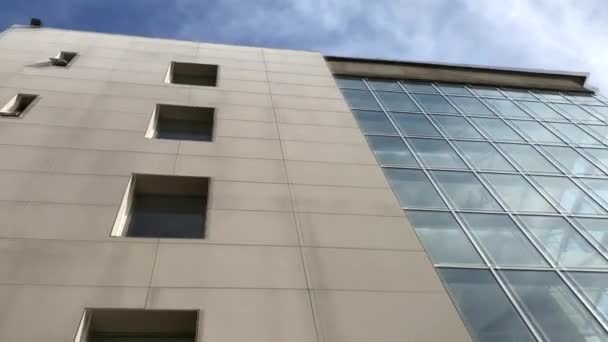 High View University Buildings Day Time Footage — Stock Video