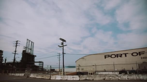 Porto Los Angeles San Pedro Califórnia — Vídeo de Stock