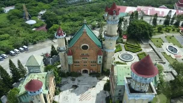 Fantasy World Abandon Nöjespark Lemery Batangas Filippinerna Skott Använda Mavic — Stockvideo