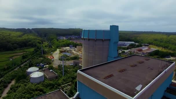 Jaderná Elektrárna Shoreham Vyřazena Provozu Opuštěna Roce 1994 Shorehamu — Stock video
