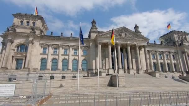 Parlamento Berlim Edifício Reichstag — Vídeo de Stock