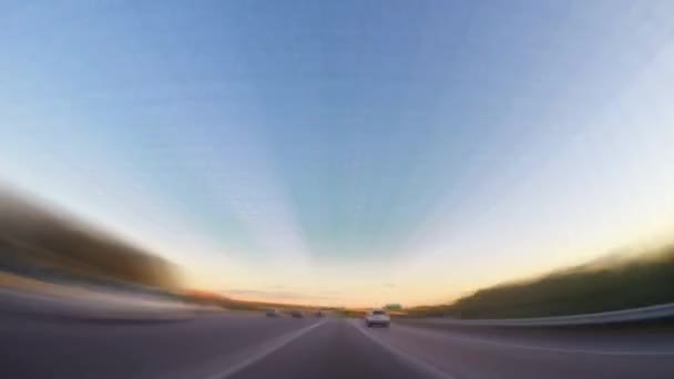 視点運転セントルイスミズーリ州米国 高速道路の映像だ Gopro Hero Black Editionで高品質のショット — ストック動画