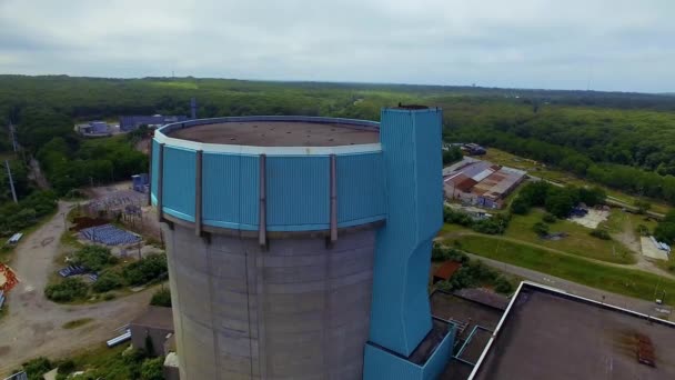 Central Nuclear Shoreham Desmantelada Abandonada 1994 Shoreham — Vídeo de stock