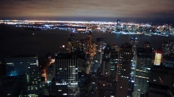 New York Gündüz Görüntülerinde Fırtına Kopuyor — Stok video