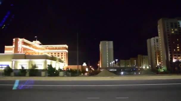 Conducir Las Vegas Por Noche — Vídeos de Stock