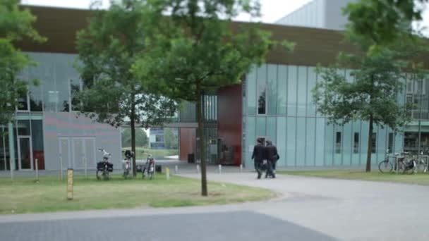Eindhoven Brainport Taki Yüksek Teknoloji Kampüsü Nün Sokakları — Stok video