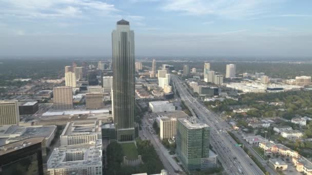 Video Aerial Galleria Mall Houston Texas Video Filmed Best Image — Stock Video