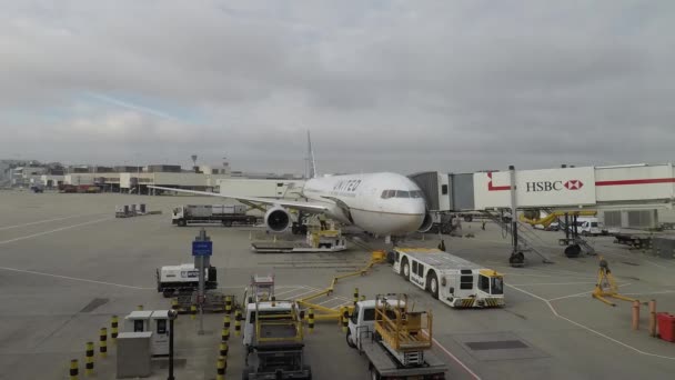 United Airlines Pré Embarquement Timelapse — Video