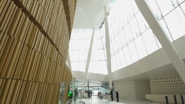 Operahusets Interiör Vacker Modern Arkitektur Nationaloperan Norge Hem För Den — Stockvideo