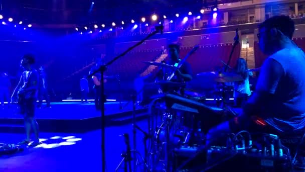 Ver Concierto Prueba Sonido — Vídeo de stock