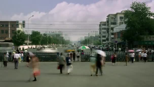 Timelapse Del Traffico Tempio Del Cielo Pechino Cina — Video Stock