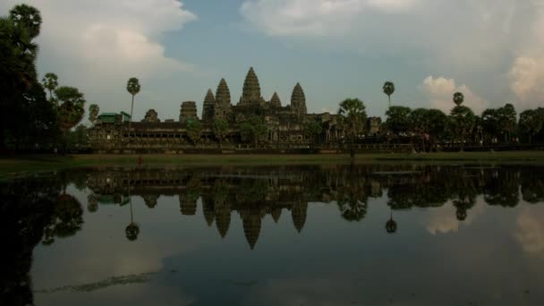 Calendário Dia Noite Angkor Wat Camboja Siem Reap — Vídeo de Stock