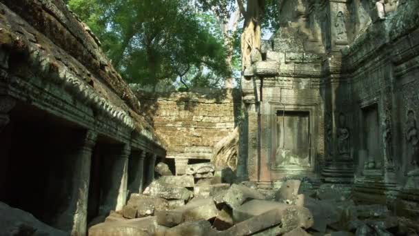 Timelapse Μέρα Ηλιοβασίλεμα Του Prohm Καμπότζη Siem Reap — Αρχείο Βίντεο
