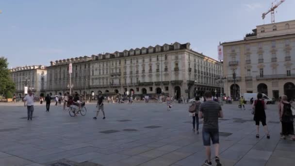 Torino Talya Nın Kuzeyinde Yer Alan Çok Güzel Bir Şehirdir — Stok video