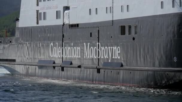 Caledonian Island Ferry Isle Islay Scotland — ストック動画