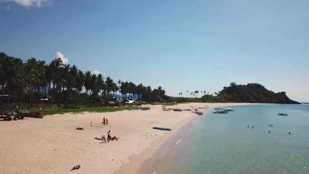 Día Brillante Soleado Isla Sudeste Asiático — Vídeos de Stock