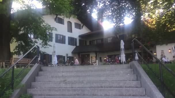 Hotel Front Eisenberg Allgau Baviera Alemania — Vídeo de stock