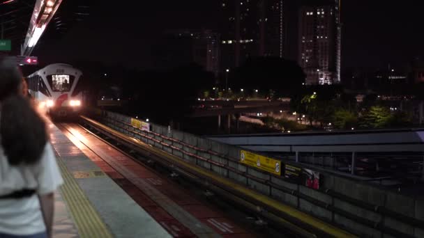 Pasar Seni Lrt Station Kuala Lumpur — Stockvideo