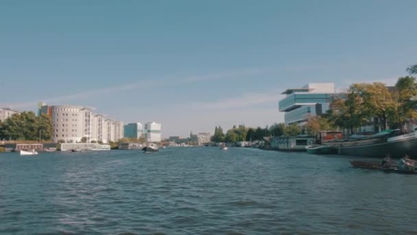 Being Boattour Amsterdam Afternoon — Stock Video