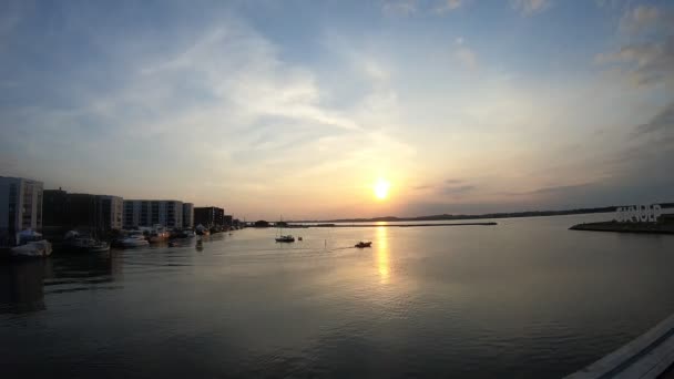 Timelapse Porto Holbk Skvulp Festival Holbk — Vídeo de Stock