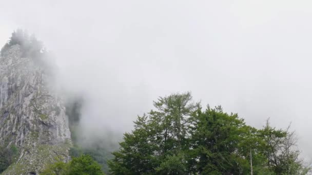 Untersberg Mountain Στο Σάλτσμπουργκ Της Αυστρίας Σύννεφα — Αρχείο Βίντεο
