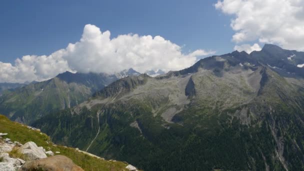Ορεινό Τοπίο Στο Olpererhtte Zillertal Tirol Αυστρία — Αρχείο Βίντεο
