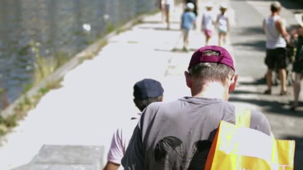 Petite Balade Autour Des Images Prises Bouillon Joli Petit Village — Video