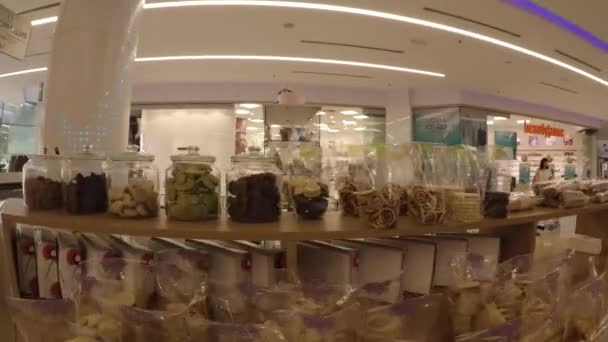 Búlgaro Tienda Galletas Interior — Vídeo de stock