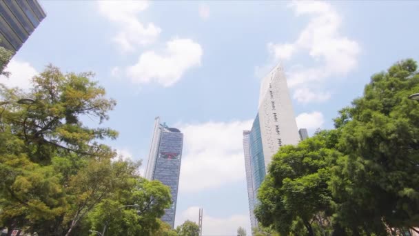 Avenida Reforma Ciudad México Una Las Avenidas Más Importantes Toda — Vídeos de Stock