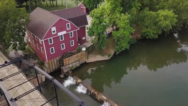 War Eagle Mill Rogers — Stockvideo