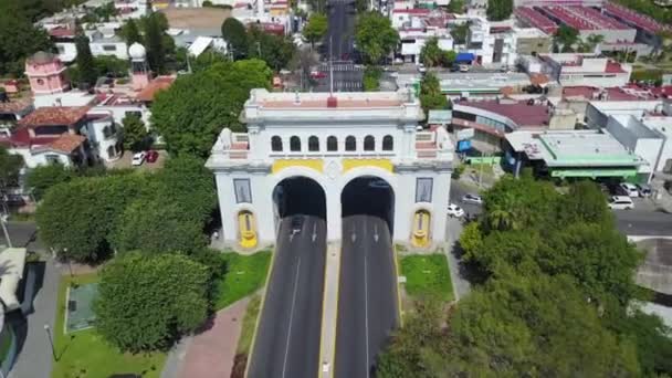 Guadalajara Jalisco Meksika Çektiğim Bir Görüntü Şehrin Tarihi Bir Anıtını — Stok video