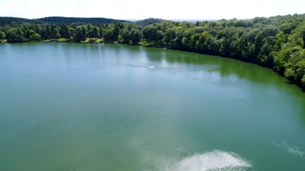 Magnifique Vue Sur Lac Forêt — Video