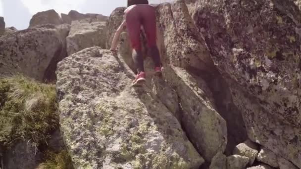 Arrampicata Bulgaria — Video Stock