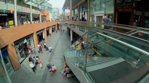 Liverpool Yavaş Çekim Görüntüsü Bir Perakende Müşterisi — Stok video