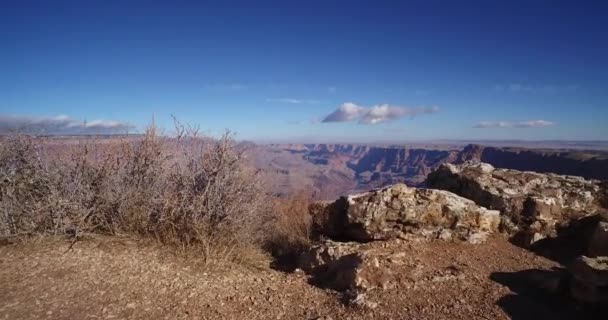 Vandring Genom Södra Kanten Grand Canyon — Stockvideo