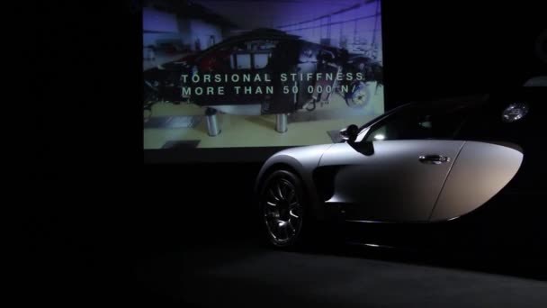 Nagranie Trzech Czwartych Widoku Bugatti Veyron — Wideo stockowe