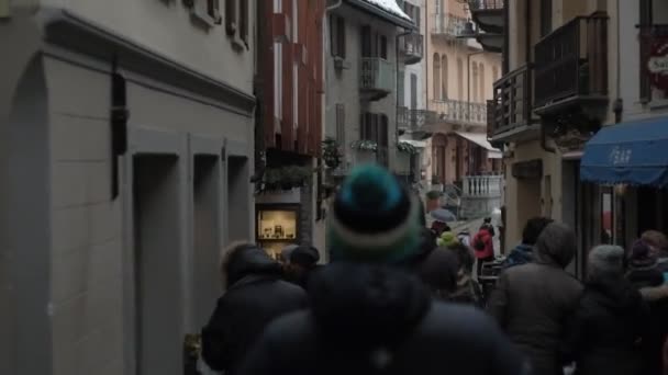 Menschen Die Aostatal Wandern — Stockvideo