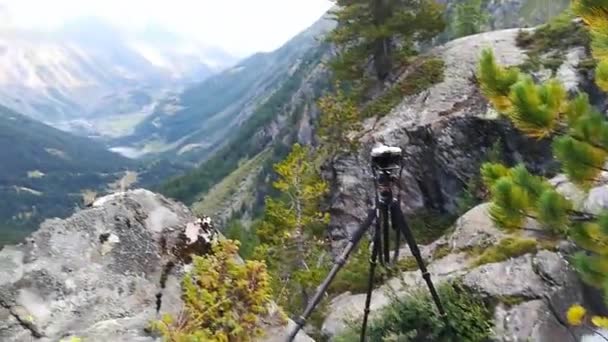 Disparo Teléfono Valle Aosta — Vídeos de Stock
