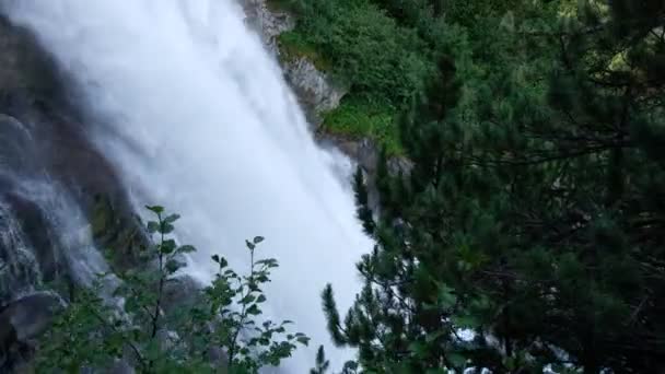 Wodospad Dolinie Aosty — Wideo stockowe