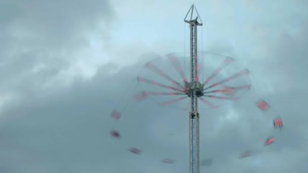 Zeitraffer Einer Kirmes — Stockvideo