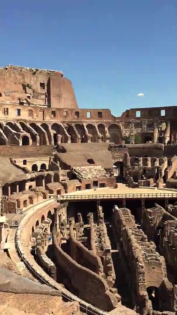 Pionowe Wideo Koloseum — Wideo stockowe