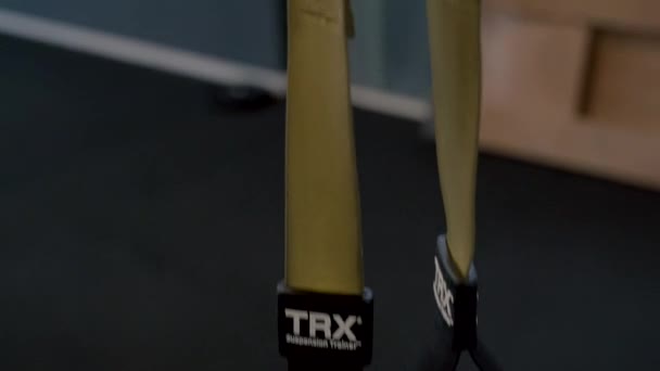 Trx Working Out — Stock video