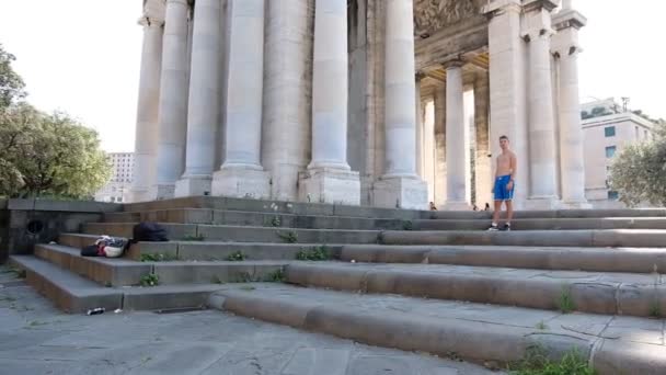 Extreme Parkour Freerunning — Vídeo de stock