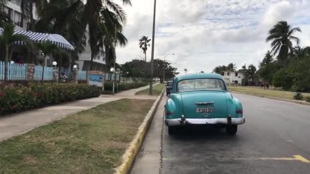 Oude Auto Havana — Stockvideo