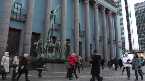Stockholm Concert Hall Centre Ville Konserthuset Hotorget — Video